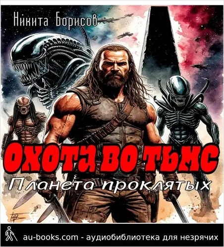 обложка аудиокниги Охота во тьме. Планета проклятых